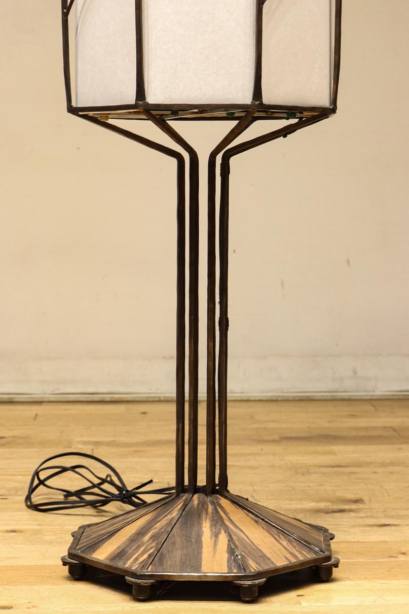 高さ1370ミリ!! 和モダンなフレームデザインのスタンドライト　 DC8586