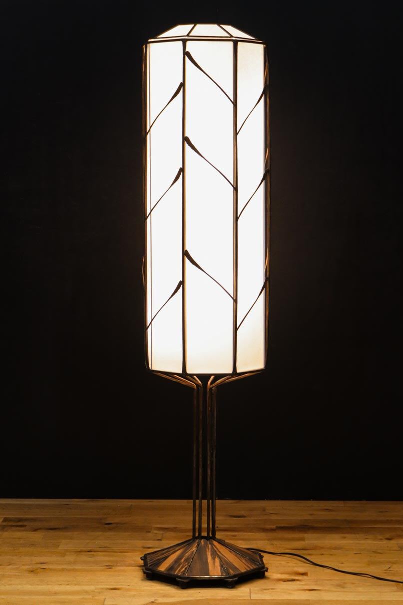 高さ1370ミリ!! 和モダンなフレームデザインのスタンドライト　 DC8586