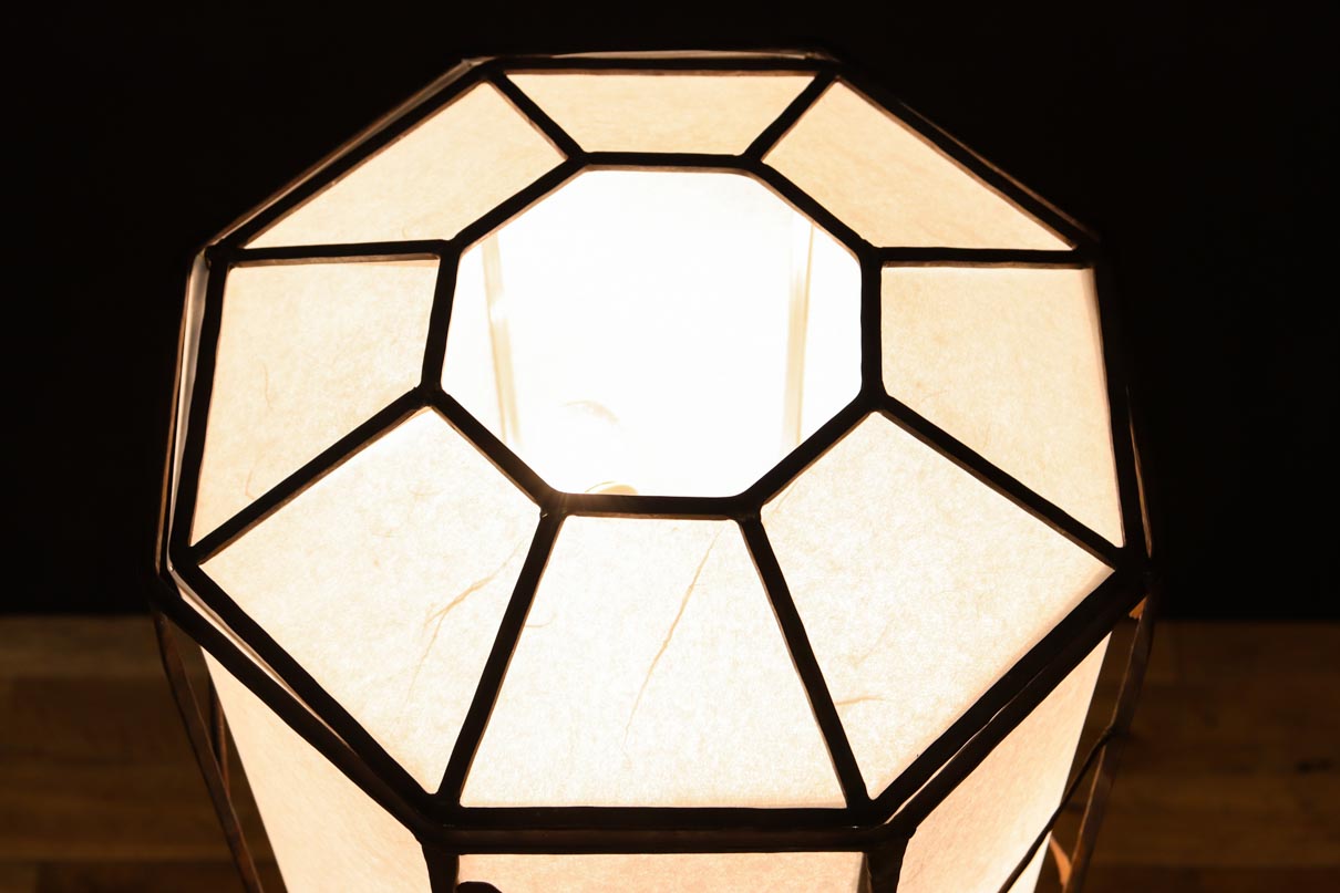 高さ1370ミリ!! 和モダンなフレームデザインのスタンドライト　 DC8586