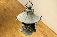 松竹梅の透かし絵で縁起良い吊り灯籠　DC8597