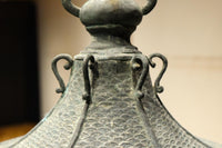 松竹梅の透かし絵で縁起良い吊り灯籠　DC8597