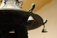 松竹梅の透かし絵で縁起良い吊り灯籠　DC8597