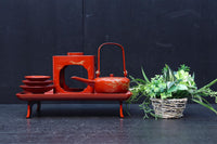 朱漆に黄金色が映える洗練されたお屠蘇セット　DC8600