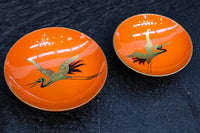 朱漆に黄金色の鶴松を添えた上品なお屠蘇セット　DC8601