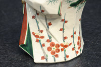 ふくよかなお顔立ちの縁起の良いお多福の置物(木箱付き)　DC8602