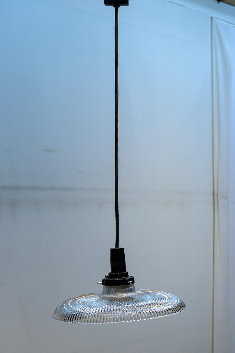 透明ガラスの煌びやかな雰囲気ある電笠　DC8617　在庫2個