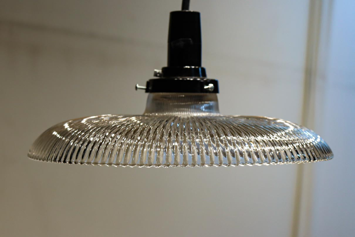 透明ガラスの煌びやかな雰囲気ある電笠　DC8617　在庫2個