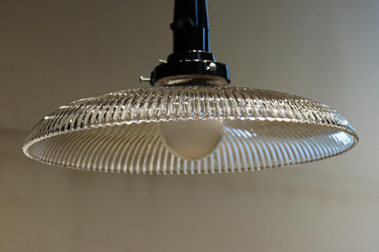 透明ガラスの煌びやかな雰囲気ある電笠　DC8617　在庫2個