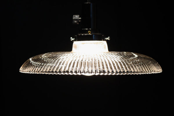 透明ガラスの煌びやかな雰囲気ある電笠　DC8617　在庫2個