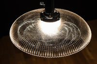 透明ガラスの煌びやかな雰囲気ある電笠　DC8617　在庫2個