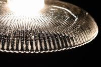 透明ガラスの煌びやかな雰囲気ある電笠　DC8617　在庫2個