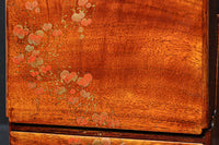 可愛らしい絵柄が上品な鏡台を兼ねた化粧箱　DC8630