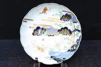 縁起の良い絵柄で彩り鮮やかな大皿　DC8639　在庫15枚