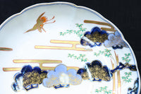 縁起の良い絵柄で彩り鮮やかな大皿　DC8639　在庫15枚