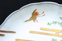 縁起の良い絵柄で彩り鮮やかな大皿　DC8639　在庫15枚