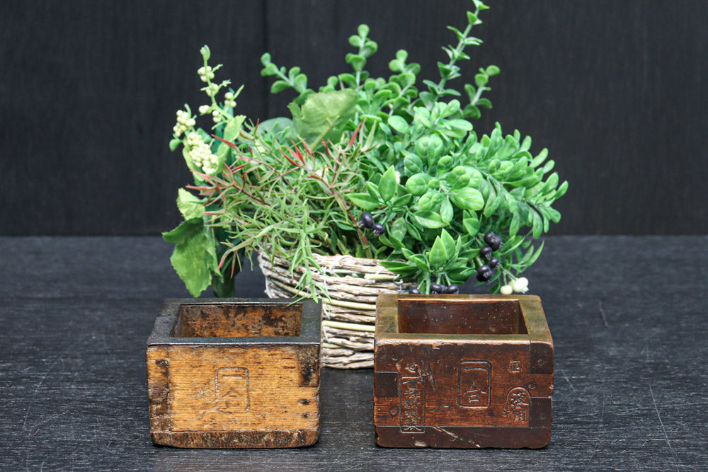 時代の風合い漂う一合マス　DC8665ab　在庫(a:1 b:1)個