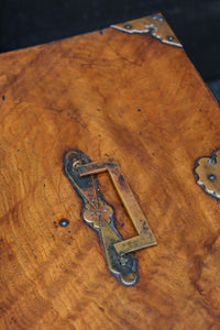 時代の風合いが味わいある色艶の綺麗な酒田硯箱　DC8672