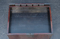 引き出し前面の杢目が美しい風格漂う硯箱　DC8673