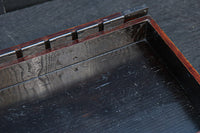 引き出し前面の杢目が美しい風格漂う硯箱　DC8673