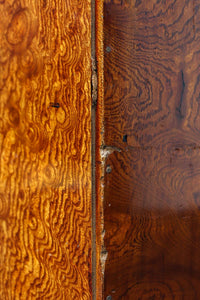 上質な杢目模様の気品ある針箱　DC8674