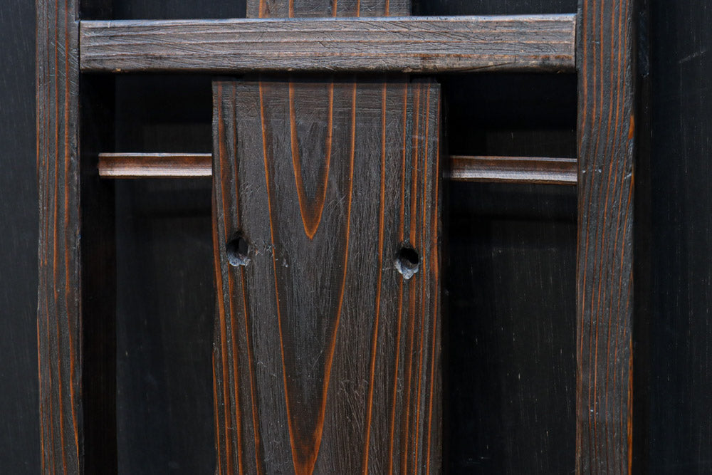 使い馴染んだ古色の風合い豊かな背負子　DC8685