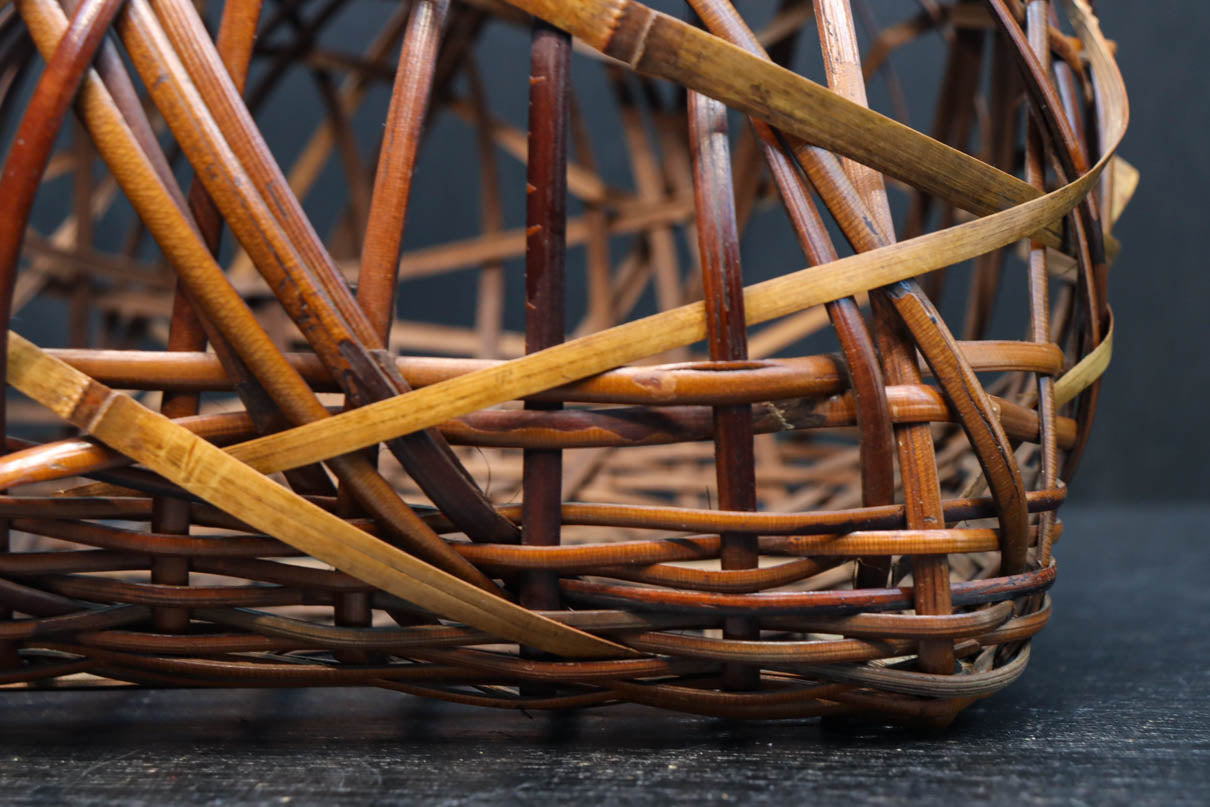 花籠 楽天市場】花籠 染無双耳付 : 虎斑竹専門店 竹虎