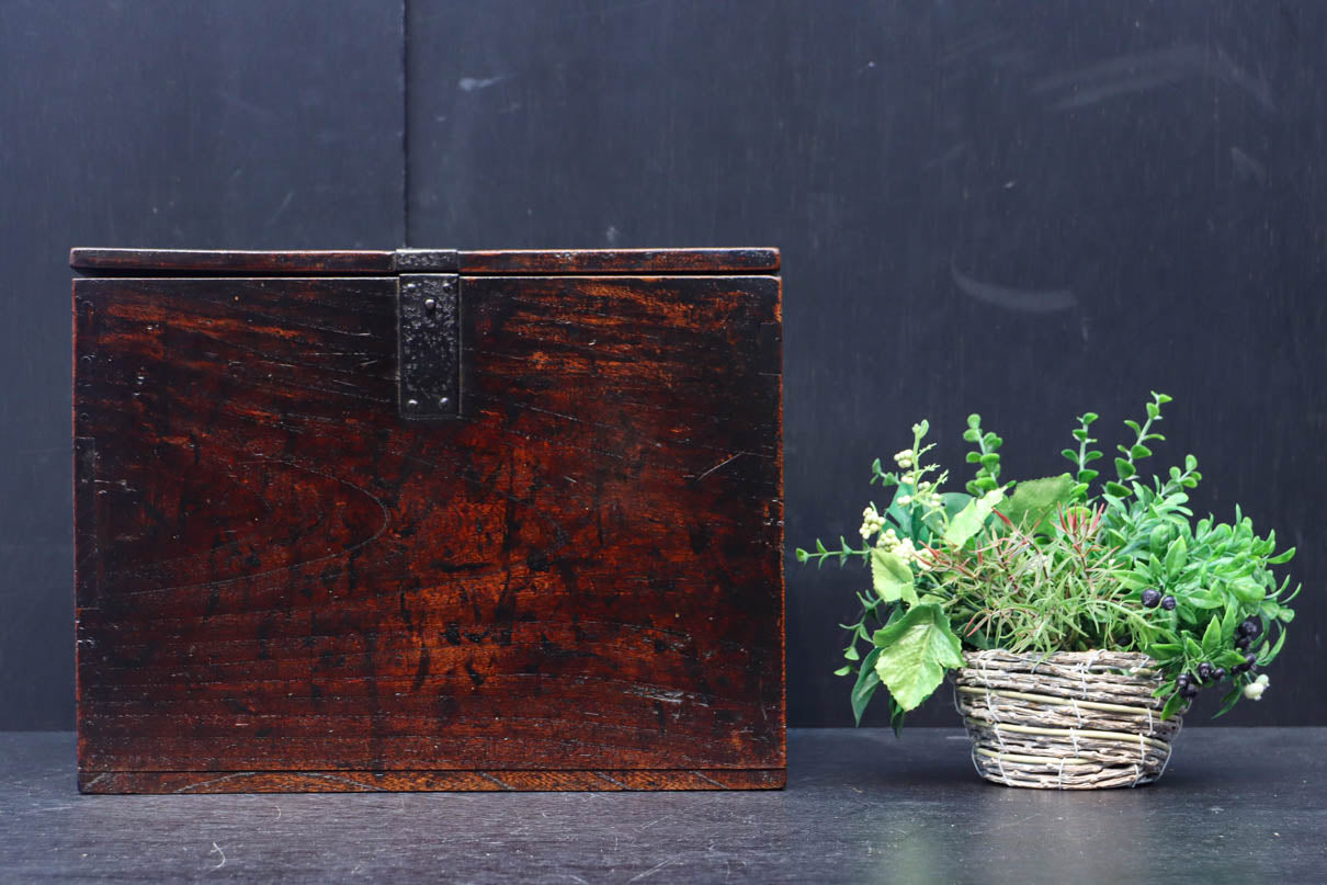 温かみある風合いに時代の風格漂う硯箱 DC8698 – 古福庵 [ KOFUKUAN