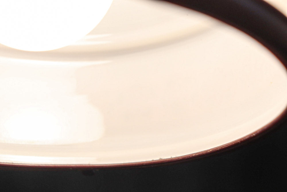 朱セルの花柄帯装飾でレトロな面持ちの電笠　DC8712