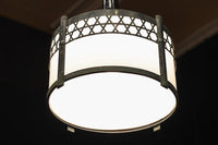 シンプルな籠目装飾の和モダンな電笠　DC8715