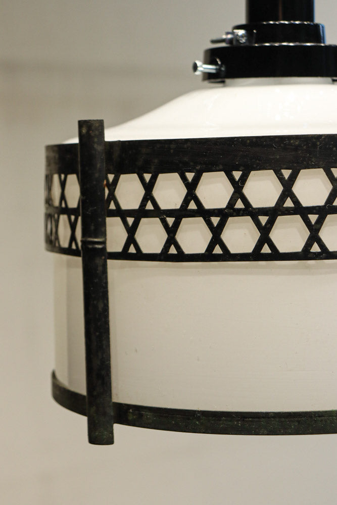 シンプルな籠目装飾の和モダンな電笠　DC8715