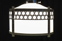 シンプルな籠目装飾の和モダンな電笠　DC8715