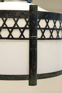 シンプルな籠目装飾の和モダンな電笠　DC8715