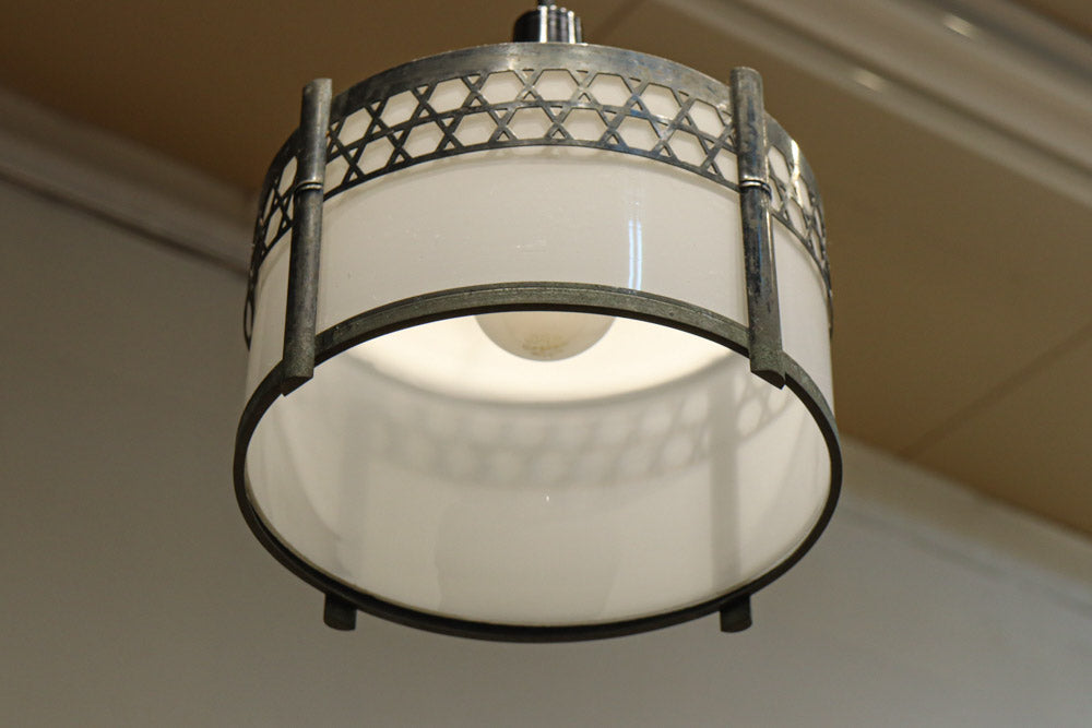 シンプルな籠目装飾の和モダンな電笠　DC8715