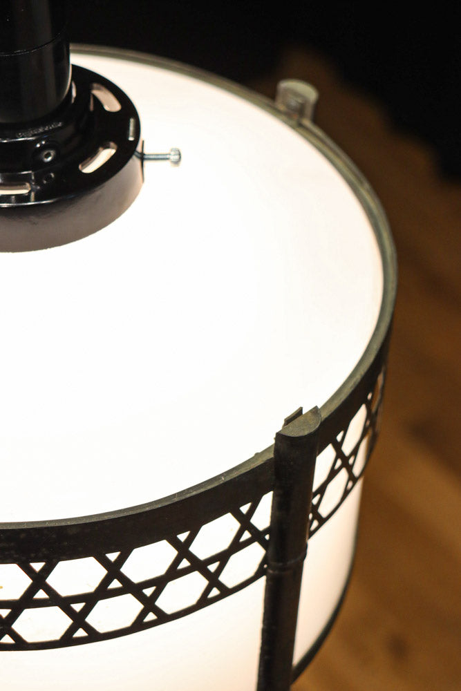 シンプルな籠目装飾の和モダンな電笠　DC8715