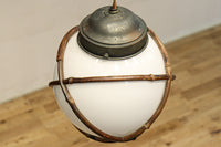 竹フレームを纏う球体の電笠　DC8716