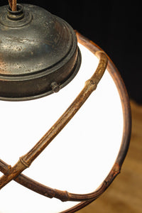 竹フレームを纏う球体の電笠　DC8716