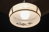 梅の透かし絵に和柄文様を添えた気品ある電笠　DC8717