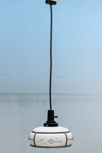 梅の透かし絵に和柄文様を添えた気品ある電笠　DC8717