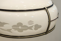 梅の透かし絵に和柄文様を添えた気品ある電笠　DC8717