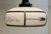 梅の透かし絵に和柄文様を添えた気品ある電笠　DC8717