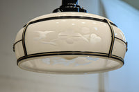 梅の透かし絵に和柄文様を添えた気品ある電笠　DC8717