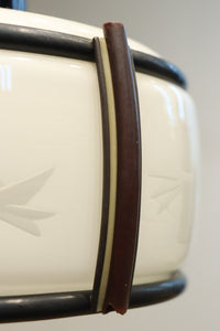 風情漂う竹雀の和柄が浮かぶ電笠　DC8718