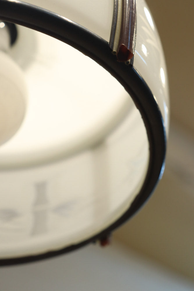 風情漂う竹雀の和柄が浮かぶ電笠　DC8718