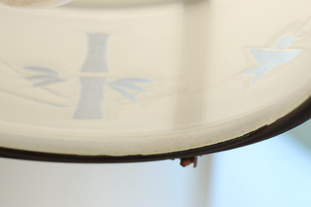 風情漂う竹雀の和柄が浮かぶ電笠　DC8718