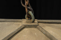 ダイヤガラス窓で煌びやかな角型吊り灯籠　DC8735