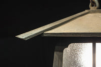 ダイヤガラス窓で煌びやかな角型吊り灯籠　DC8735