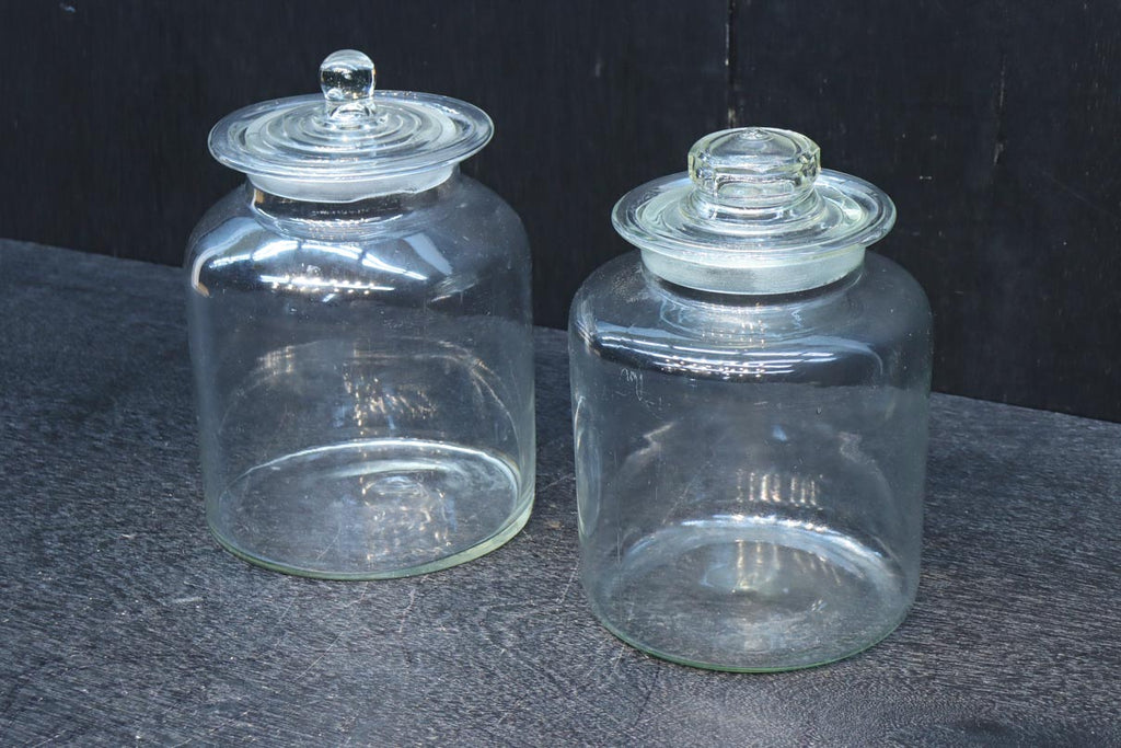 蠢く風を閉じ込めたガラス瓶 底なし集気びん(ガラス製ふた付)400mL