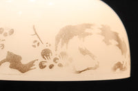 和柄模様を施した風情あるお椀型電笠　DC8758