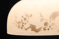 和柄模様を施した風情あるお椀型電笠　DC8758