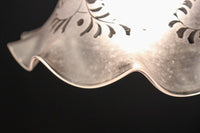 大正浪漫!! 柔らかなフリルの笠から優しい明かりが漏れる電笠　DC8759